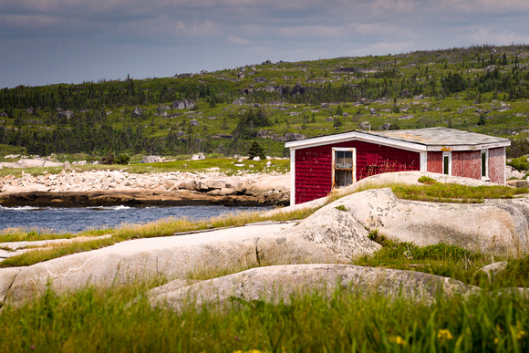 Red shack in Peggy's Cove